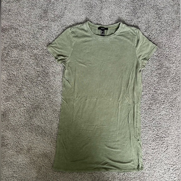 Crew Neck T-Shirt Dress - Picture 1 of 1